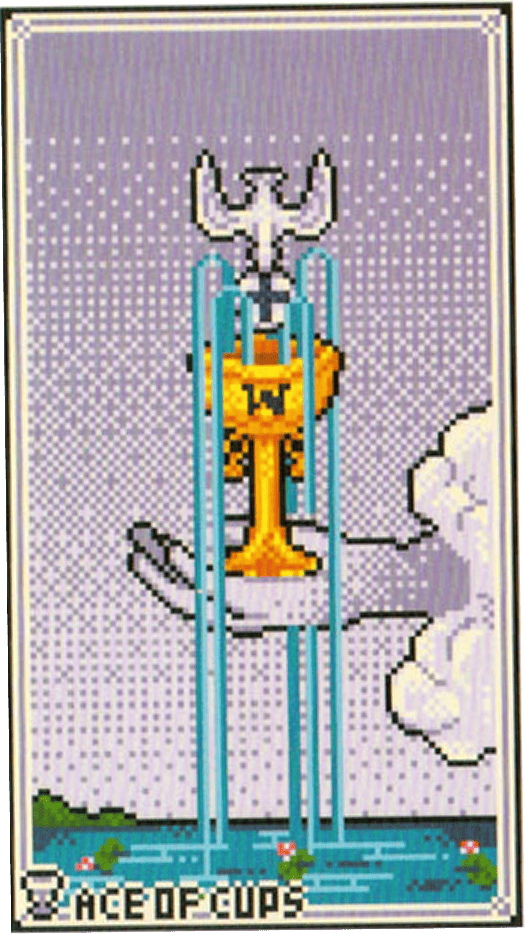 The Ace of Cups tarot card