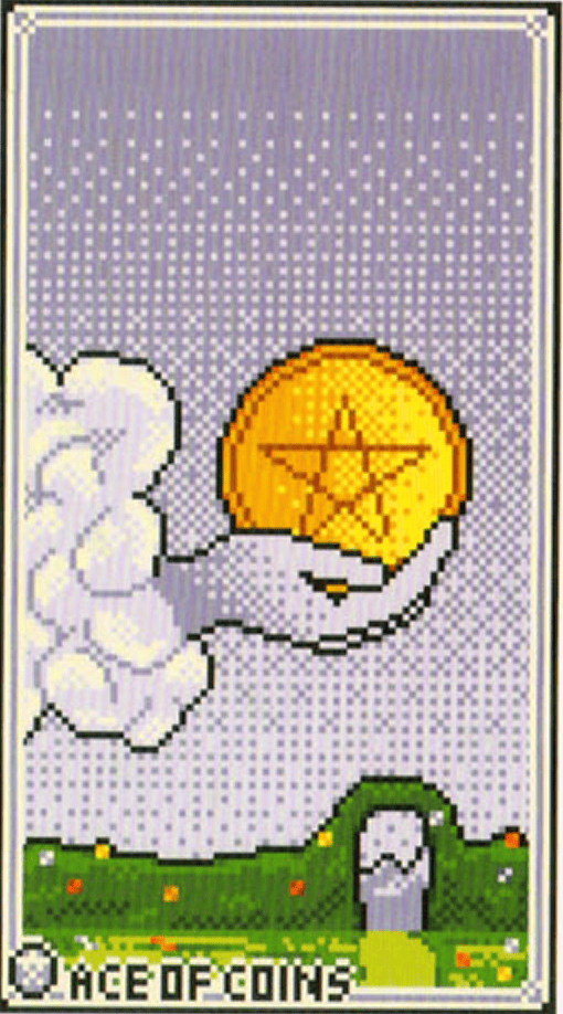 The Ace of Pentacles tarot card