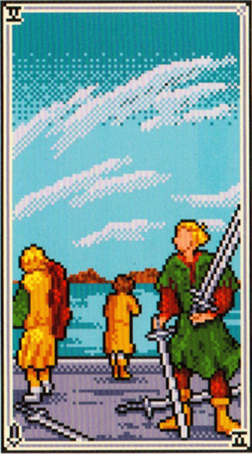 The Five of Swords tarot card