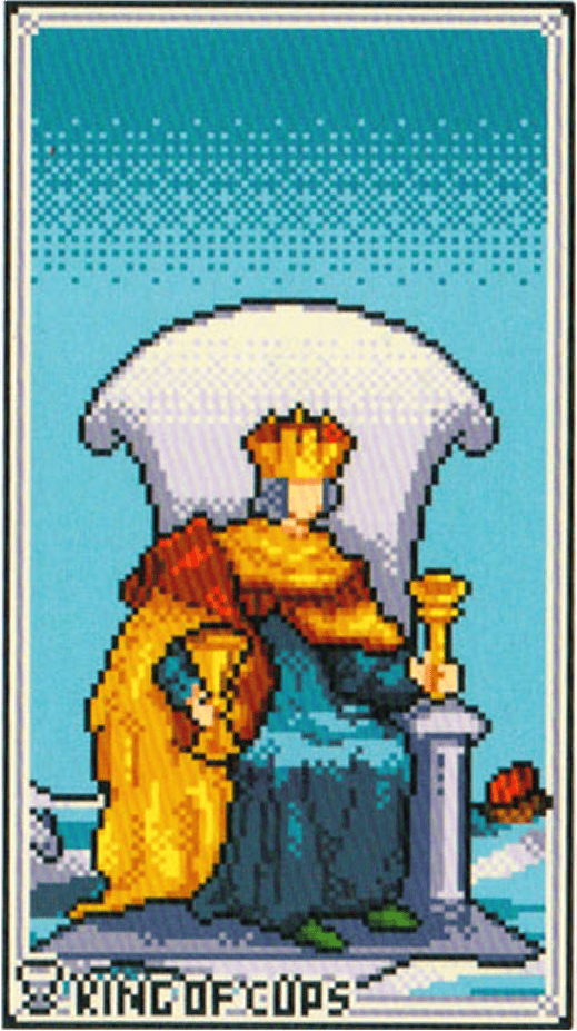 The King of Cups tarot card