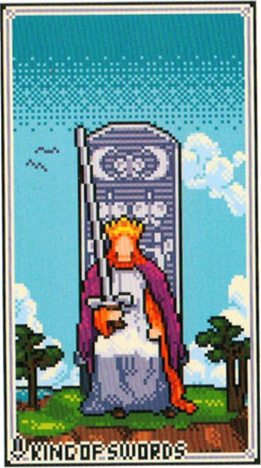 The King of Swords tarot card