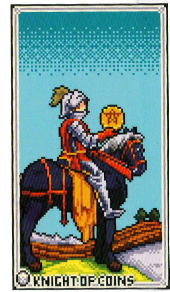 The Knight of Pentacles tarot card