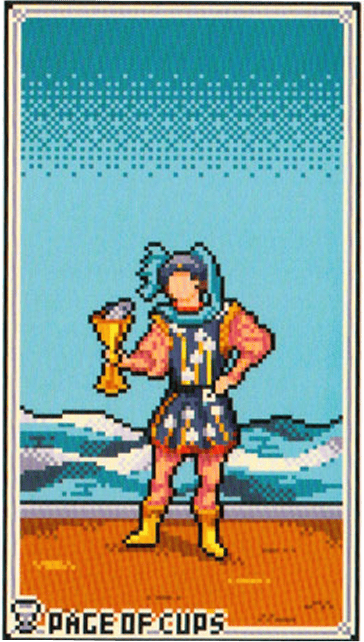 The Page of Cups tarot card