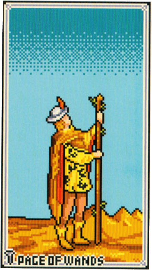 The Page of Wands tarot card