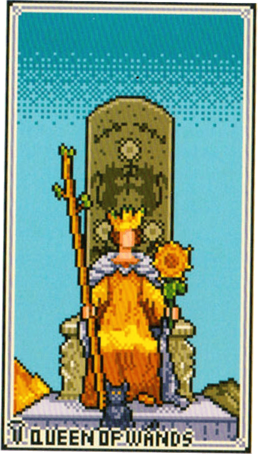 The Queen of Wands tarot card