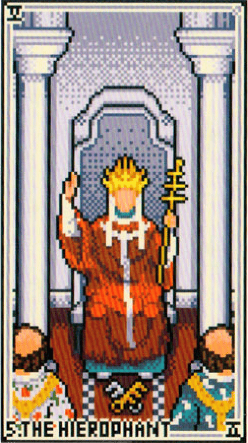 The The Hierophant tarot card