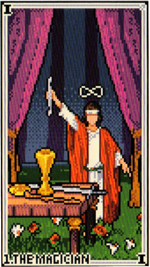 The The Magician tarot card