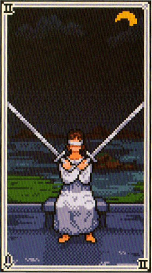 The Two of Swords tarot card