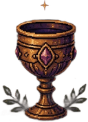 A golden chalice