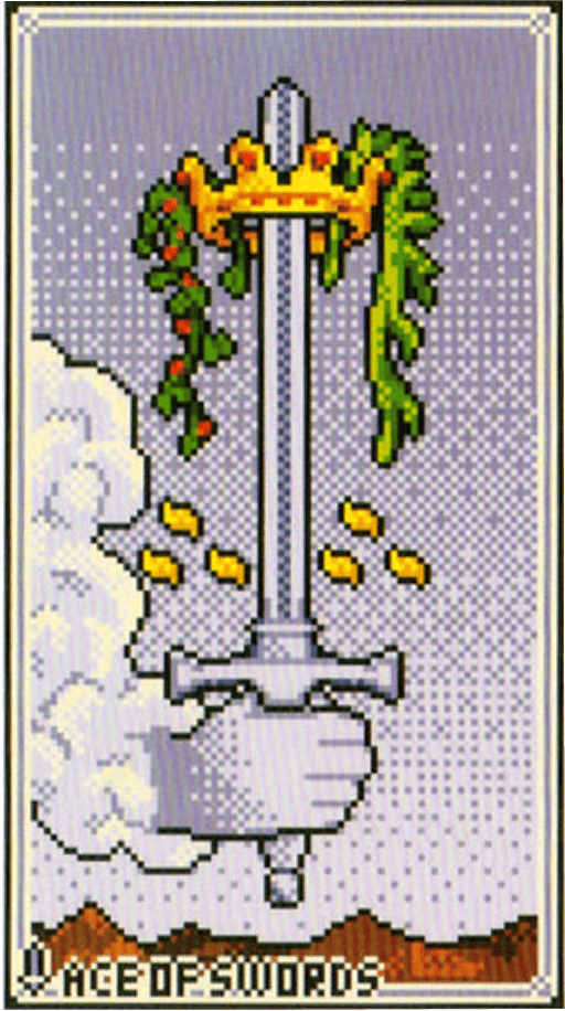 The Ace of Swords tarot card