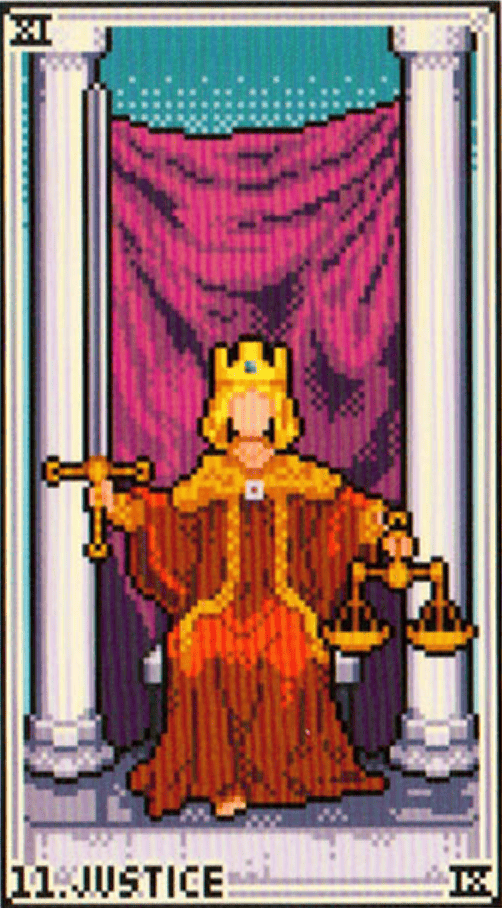The Justice tarot card