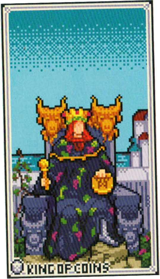 The King of Pentacles tarot card