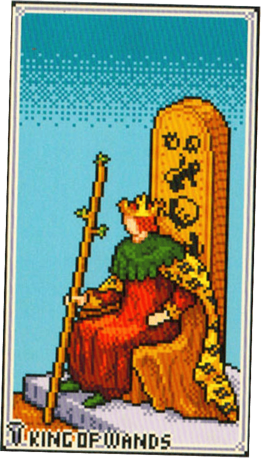 The King of Wands tarot card