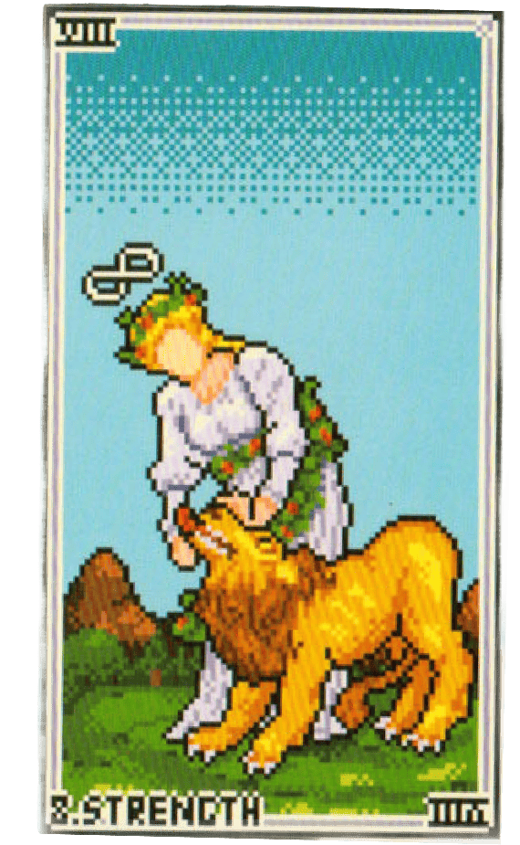 The Strength tarot card