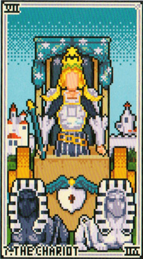 The The Chariot tarot card