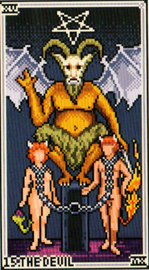 The The Devil tarot card