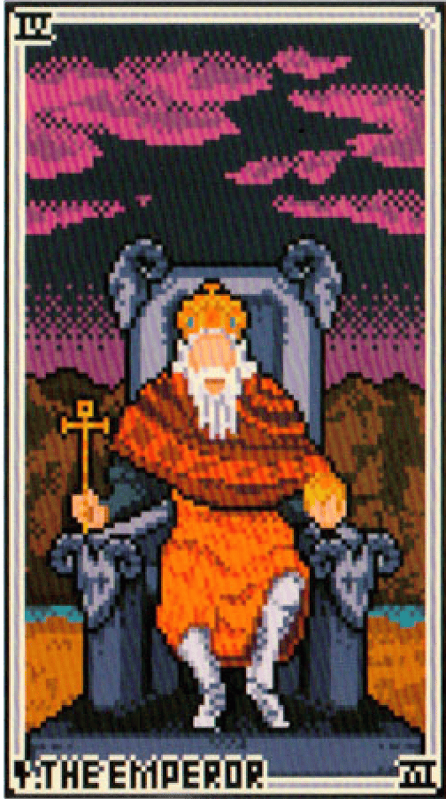 The The Emperor tarot card