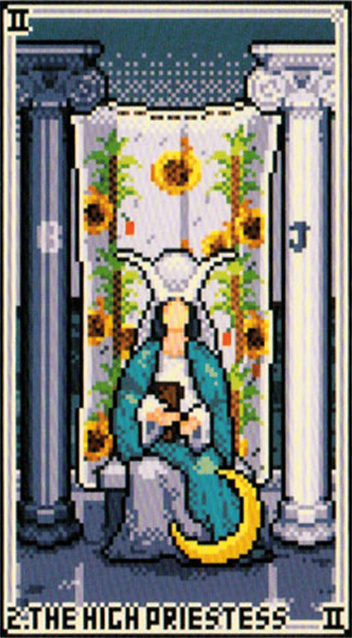The The High Priestess tarot card