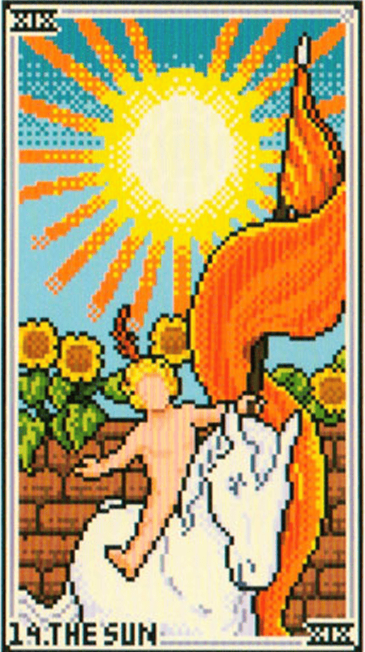 The The Sun tarot card