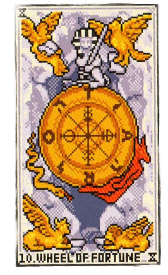 The Wheel of Fortune tarot card